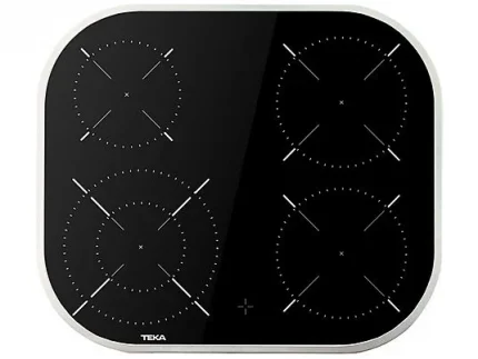 Placa VitrocerámicaTeka 112550018 4 zonas 590 mm negra